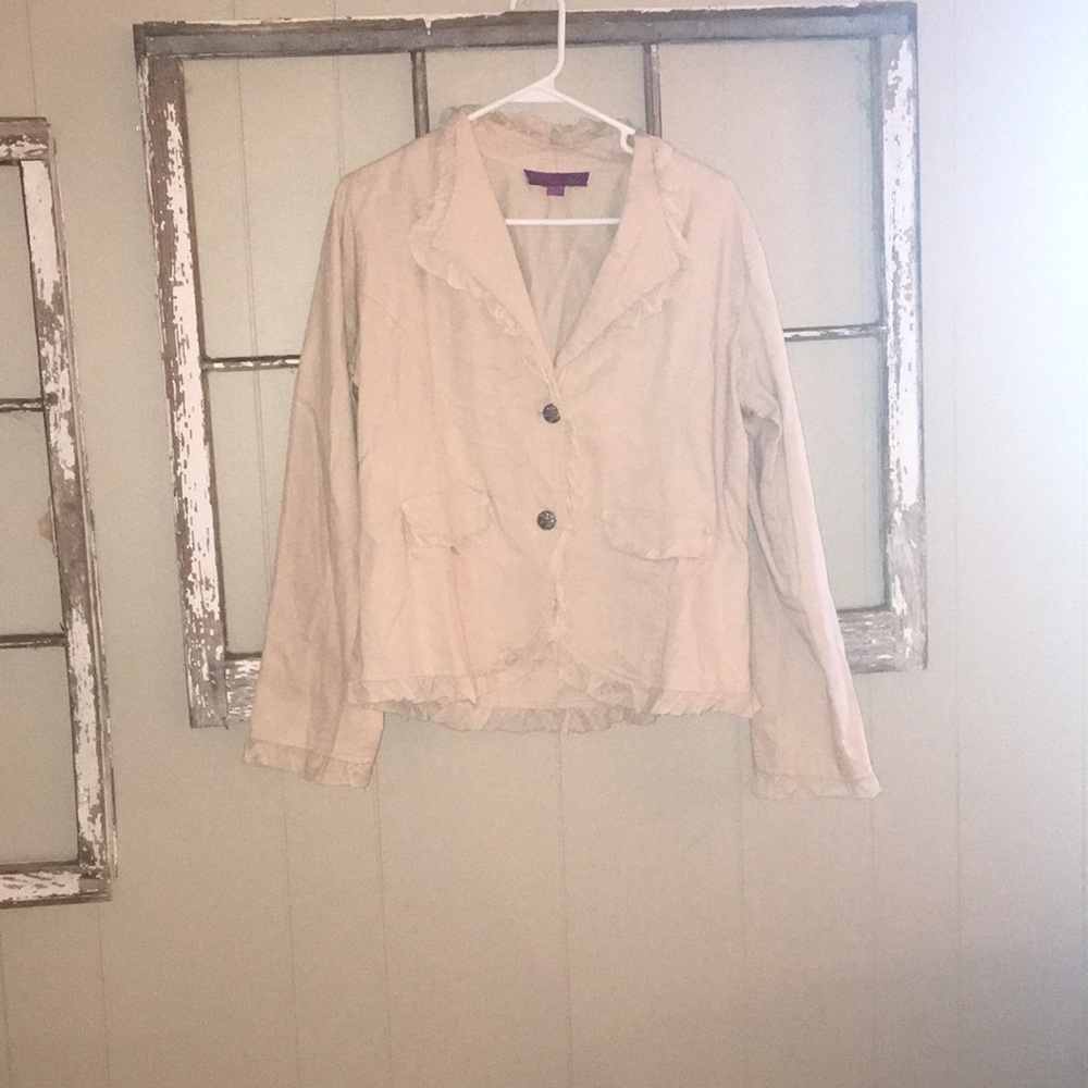 Tan dressy jacket